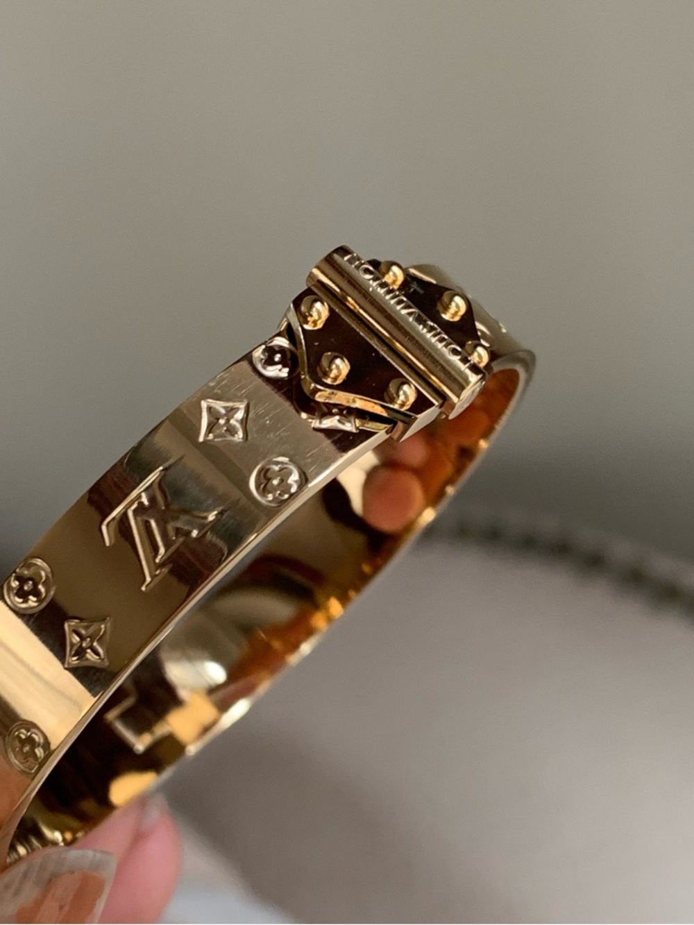 Gold stainless steel Cuff Bracelet